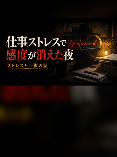 ドライオーガズムとストレス｜仕事繁忙期に感度が消えた話